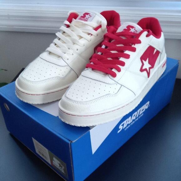 Starter LFS 1971 Low Off White and Red - size 11 M / 12.5 W US / 44 EU - Picture 3 of 8